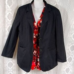 ALLEN B WOMEN'S BLACK JACKET SIZE XL